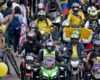 bloqueos por manifestaciones de motociclistas