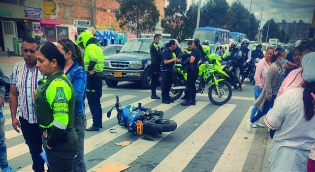 Motociclista perdió la vida en accidente de tránsito