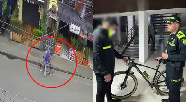 Bicicleta robada en Bogotá fue recuperada en Soacha