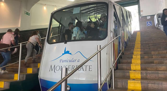 Funicular de Monserrate entra en su segunda fase de mantenimiento preventivo