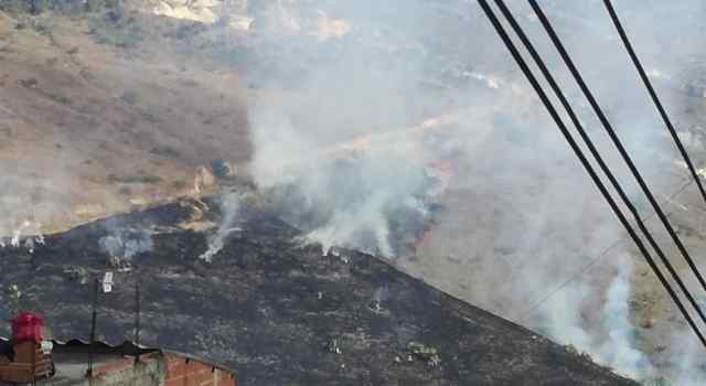 Se presentó un incendio en la comuna 4 de Soacha