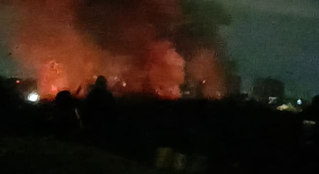 incendio en el Humedal Tibanica