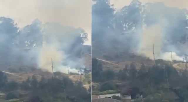 incendio en el Cerro Chucuita
