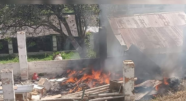 Incendio en la vereda Chicaque