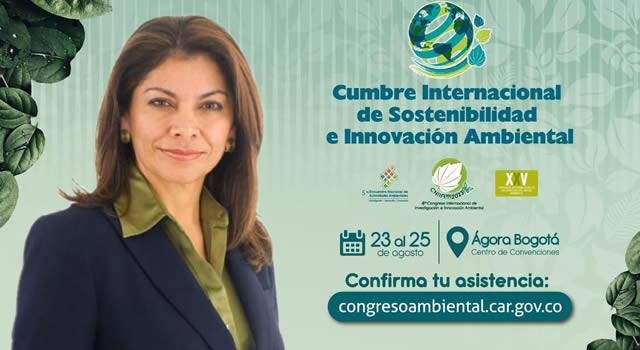 Expresidenta de Costa Rica Laura Chinchilla estará en la Cumbre Internacional de Sostenibilidad Ambiental en Bogotá