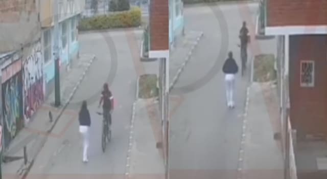 sujeto en bicicleta estaría hurtando a mujeres en Soacha