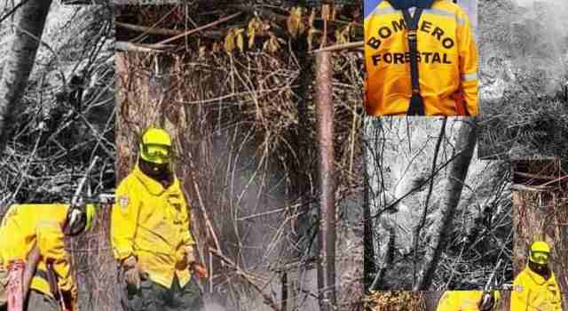 bomberos de la Mesa quemados mientras atendían un incendio forestal