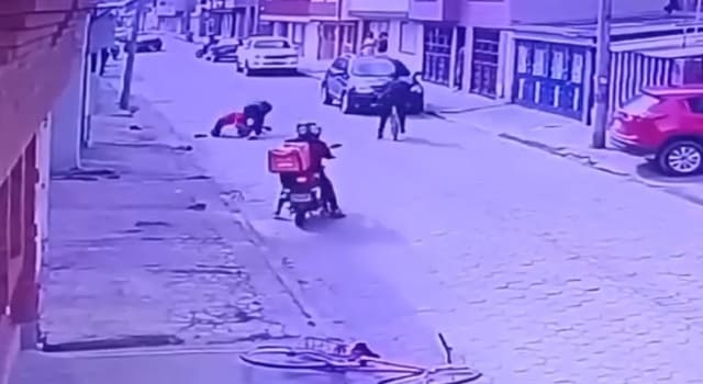 Comunidad golpeó a un ladrón de bicicletas en Chía