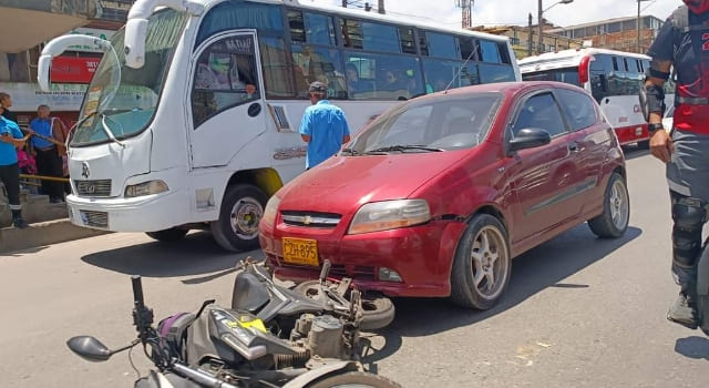 Motociclista fue arrollado por un vehículo particular en Soacha