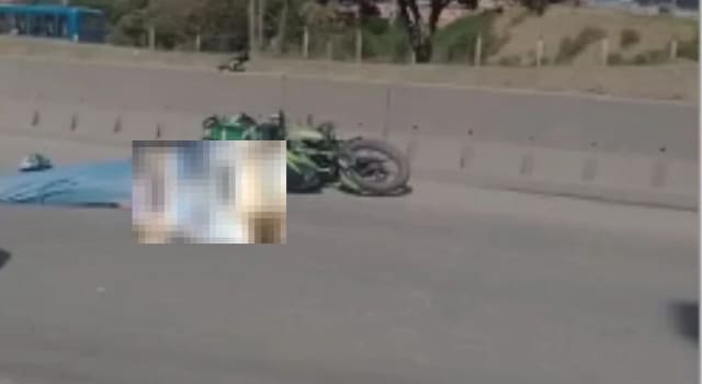 motociclista murió en accidente de tránsito