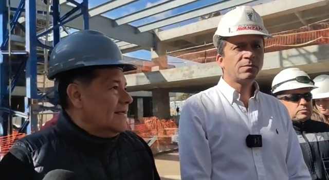 Juan Carlos Saldarriaga habló del avance de la obra del Centro Administrativo Municipal