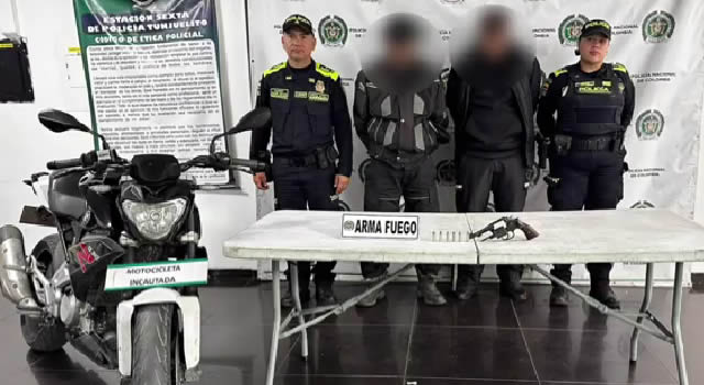 Capturan a dos delincuentes por hurto de motos en Bogotá, uno tenía prisión domiciliaria