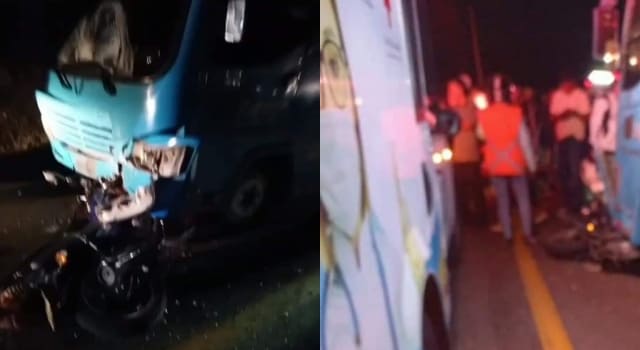 Motociclista murió en accidente de tránsito a la altura del sector El Charquito
