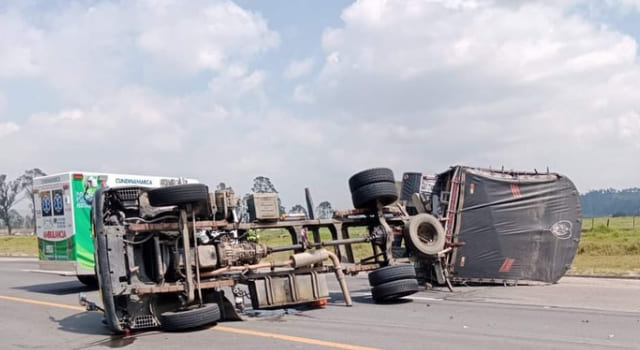 Accidente en la Vía Canoas