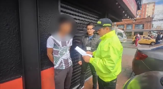 En Bogotá capturan a un venezolano por abuso sexual contra menor de 14 años