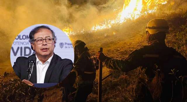 Gustavo Petro pedirá ayuda internacional para controlar incendios forestales