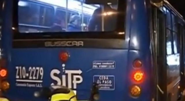 Hurto a pasajeros de un SITP en Bogotá