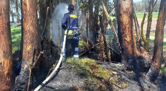 Cinco incendios forestales en Soacha en los últimos dos días