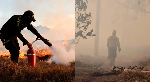 Alerta roja por incendios forestales en Soacha