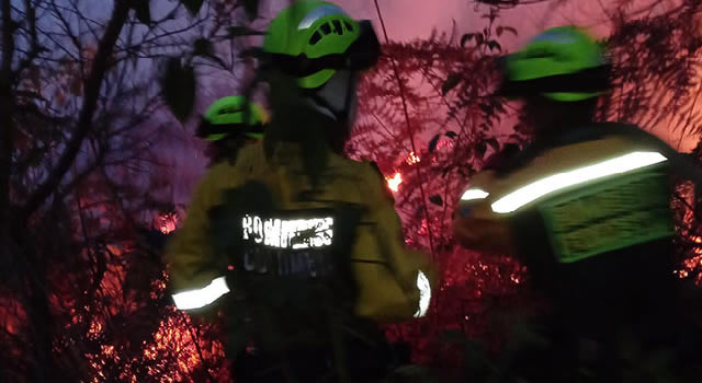 Incendio en Tausa Cundinamarca está controlado en un 70%