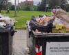 Denuncian que ladrones se esconden en los contenedores de basura para atracar a personas