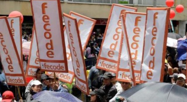 Marchas hoy en Bogotá programadas por Fecode