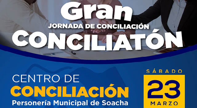 Jornada gratuita de conciliación en Soacha
