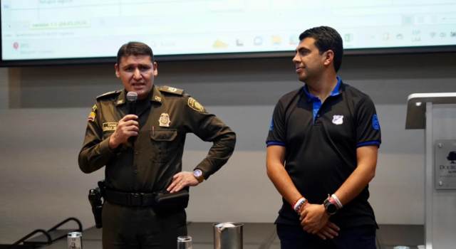 Alcalde Perico recibió al nuevo comandante de la Policía Metropolitana de Soacha