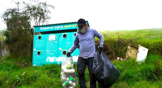 recolección de residuos posconsumo de agroquímicos en Soacha