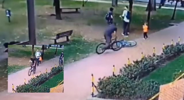 Delincuentes robaron a un hombre que iba con su hijo en un parque Bogotá