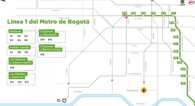 Continúa avance del Metro de Bogotá