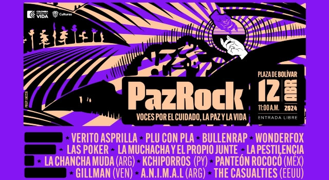 Bogotá se prepara para la primera edición de Paz Rock