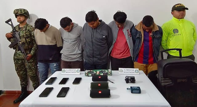 Cárcel para seis delincuentes que robaban viviendas en Cundinamarca y Boyacá