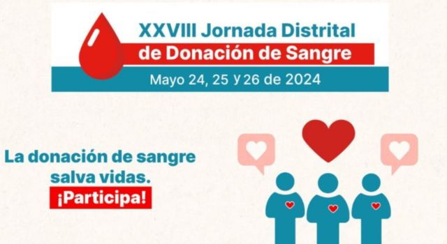 Gran jornada de donación de sangre en Bogotá hasta el 26 de mayo