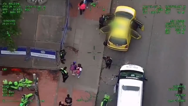 Captura de sujetos que atracaron un camión de gaseosa en Bogotá
