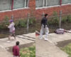 Joven se enfrentó a mano limpia a presunto ladrón en Bogotá y lo noqueó