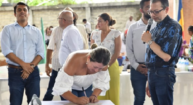 En Viotá se firmó pacto por la Cultura y el Turismo de la región del Tequendama