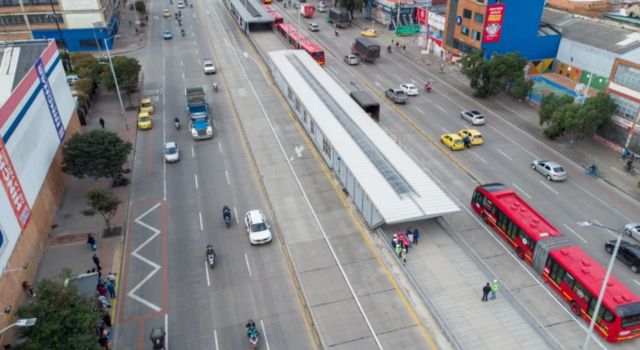 Avanza la ampliación de las estaciones del sistema troncal en Bogotá