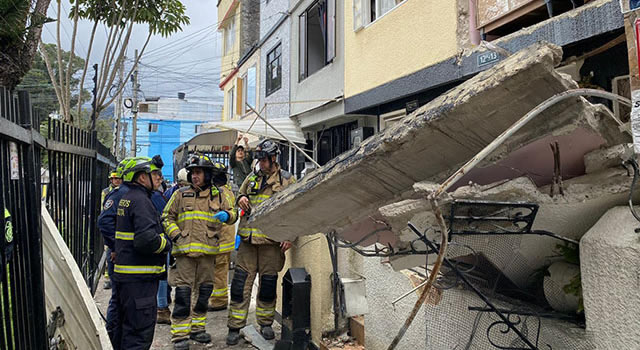 Explosión en una vivienda de Bogotá deja dos heridos