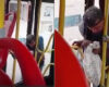 Hombre quedó atrapado del cuello en un bus del SITP, al parecer se iba colar