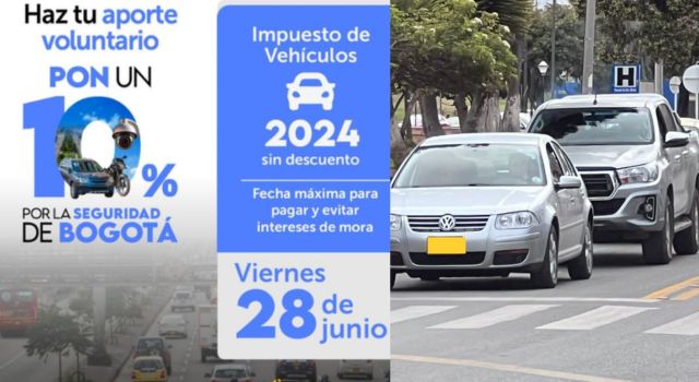 Nueva opción para pagar el impuesto vehicular en Bogotá