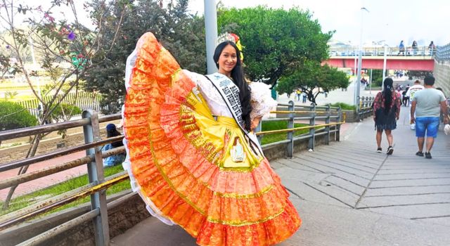 Reina Infantil Nacional del Bambuco Fiestero San Pedro entregará la corona con la que representó a Soacha
