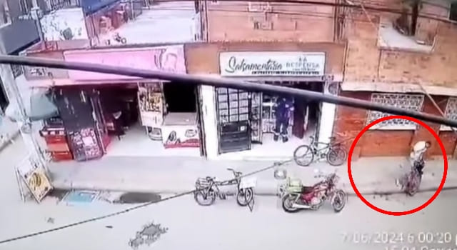hombre robó una bicicleta en el centro de Soacha