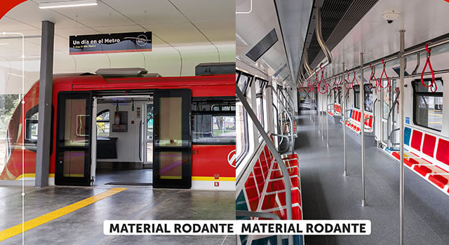 Publican fotos oficiales de los vagones de la primera línea del Metro de Bogotá