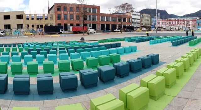 Se recuperó espacio público en la Plaza España de Bogotá