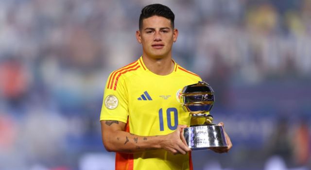 James Rodríguez reconocido como el mejor jugador de la Copa América