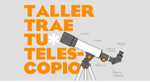 Taller de telescopio en el Planetario de Bogotá