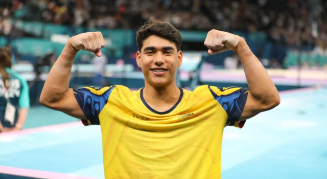 Gimnasta colombiano Ángel Barajas obtuvo medalla de plata en los Olímpicos