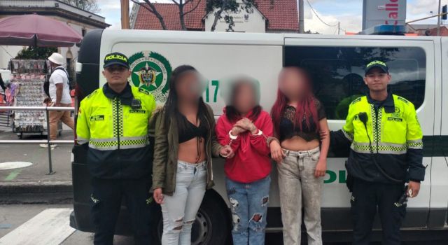 Capturan mujeres que perpetraron robo de celulares en la estación de Transmilenio Calle 45