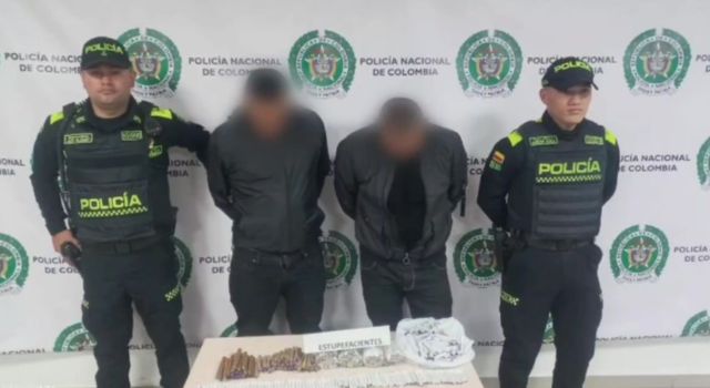 Capturaron a dos personas por tráfico de drogas en Chapinero